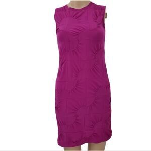 Coperni Fuschia Patchwork Cotton Dress (XS)